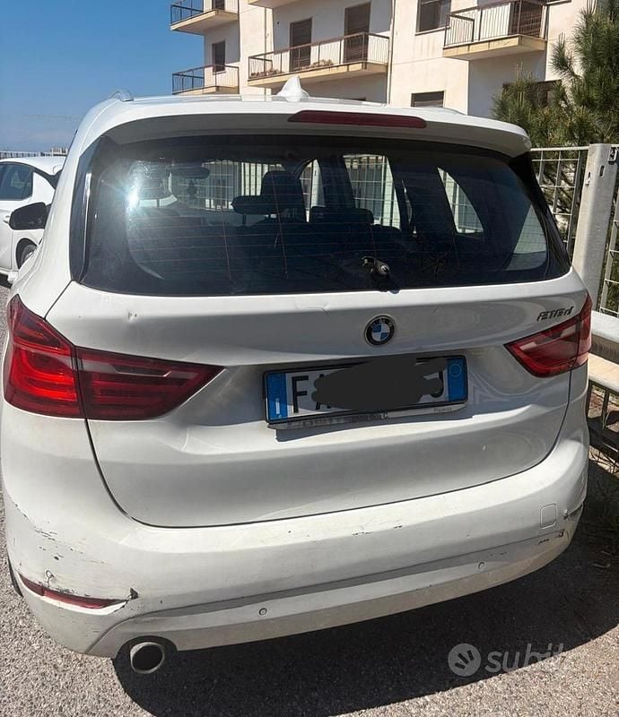 Usata BMW 218 2015 Bianco Monovolume