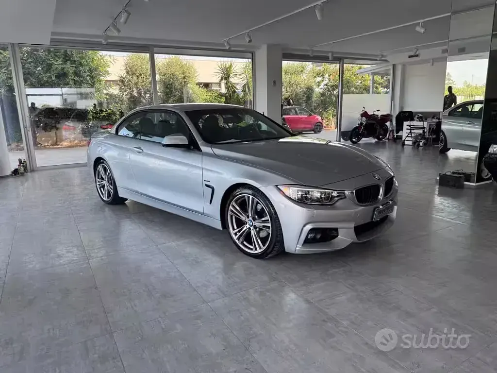 Usata BMW 420 Cabriolet Sport Line 184 CV (135 kW) 2015 Grigio Cabrio
