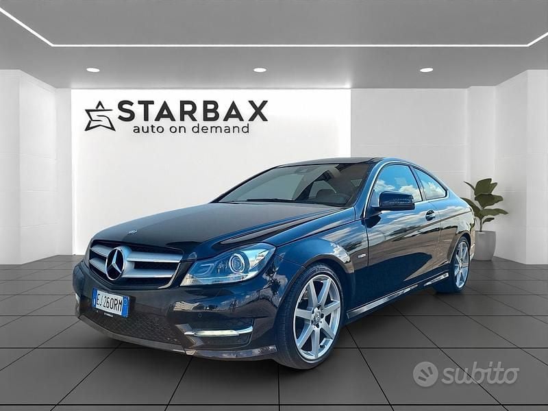 Usata Mercedes C220 Avantgarde 170 CV (125 kW) 2012 Nero Coupé