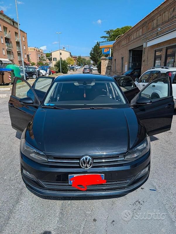 Usata VW Polo 60 CV (44 kW) 2020 Nero Utilitaria