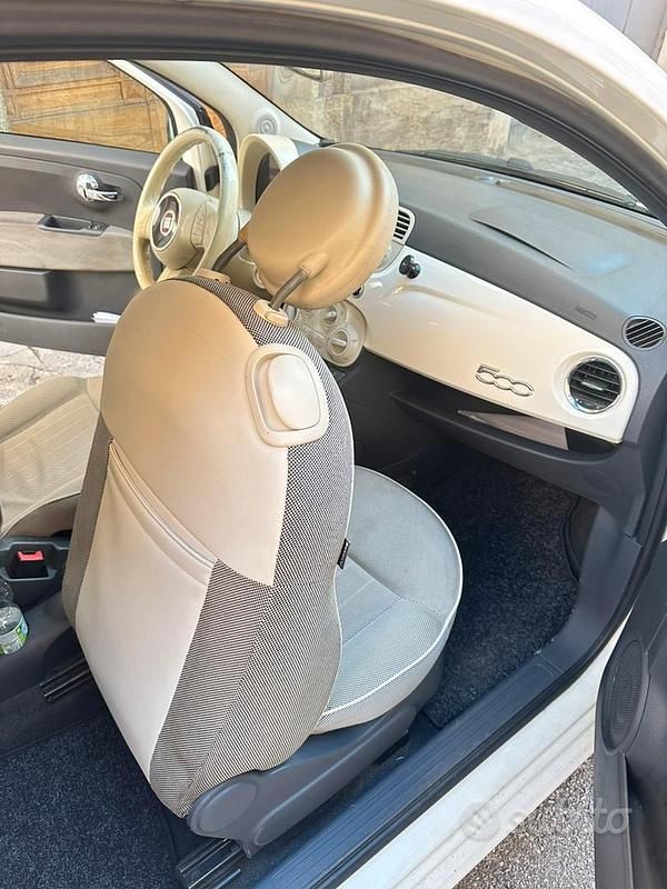 Usata Fiat 500 75 CV (55 kW) 2008 Bianco Utilitaria