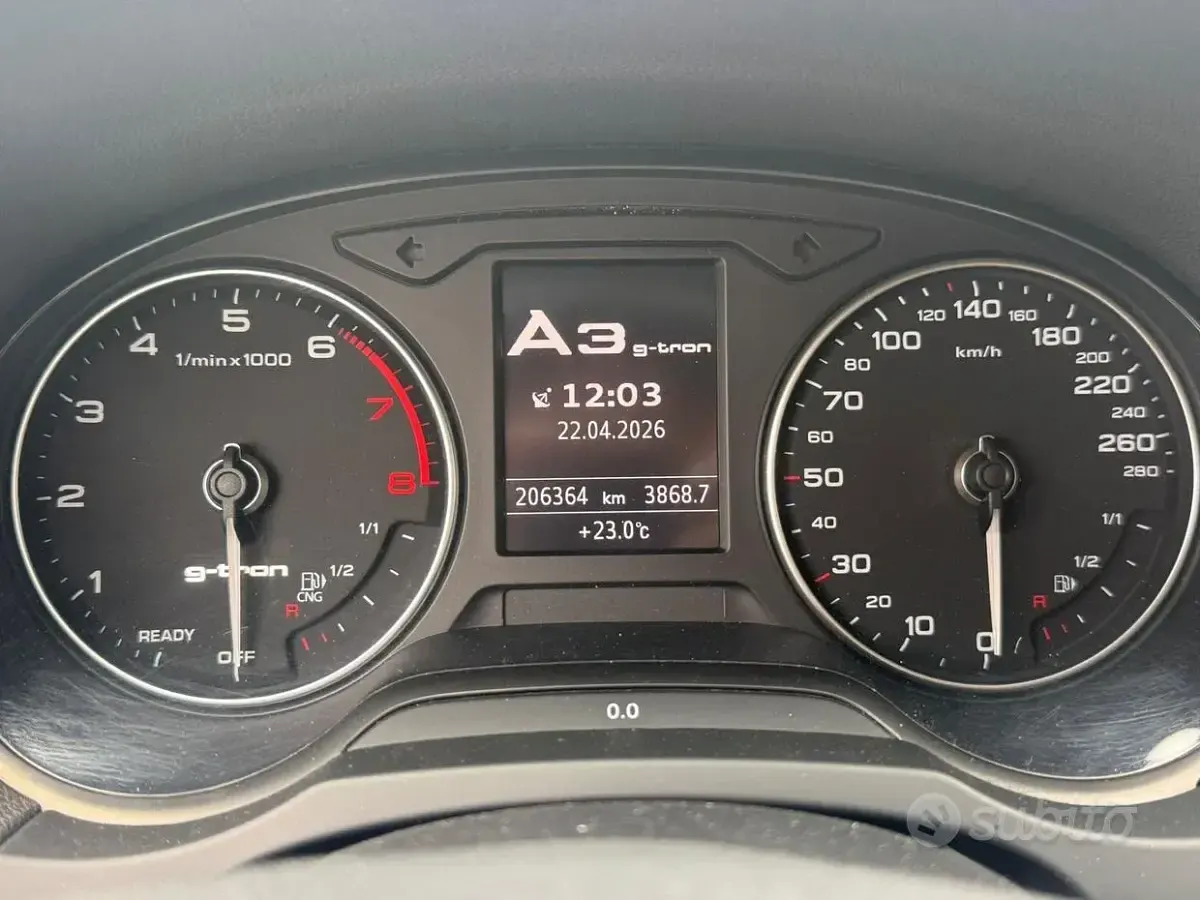 Usata Audi A3 Ambiente 110 CV (80 kW) 2016 Nero Berlina