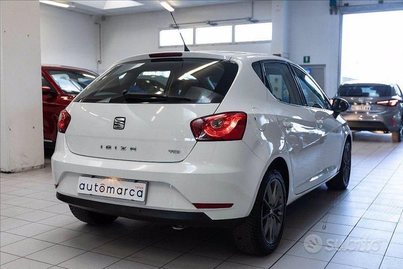 Usata Seat Ibiza 75 CV (55 kW) 2015 Bianco Berlina