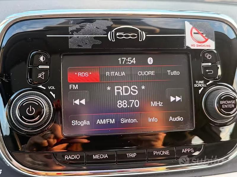 Usata Fiat 500 Lounge 95 CV (69 kW) 2017 Bianco Utilitaria