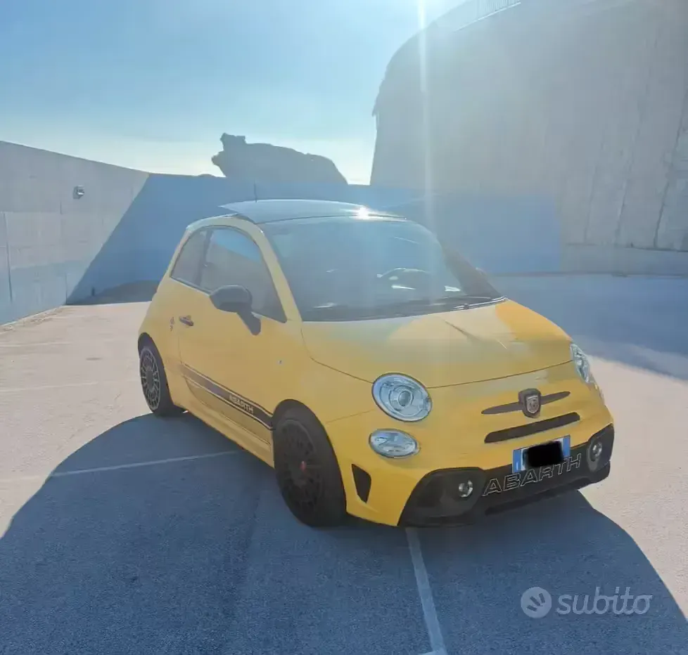 Usata Abarth 595 Competizione 180 CV (132 kW) 2017 Giallo Berlina