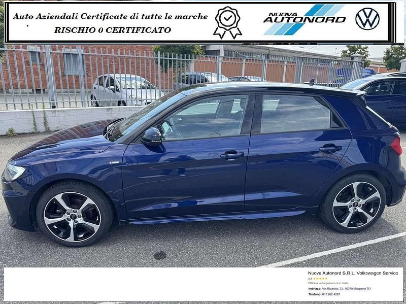 Usata Audi A1 Sportback S-Line 116 CV (85 kW) 2024 Blu Utilitaria