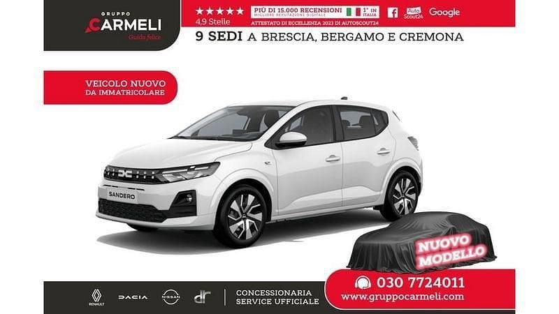 Nuova Dacia Sandero Expression 122 CV (89 kW) 2026 Bianco Utilitaria