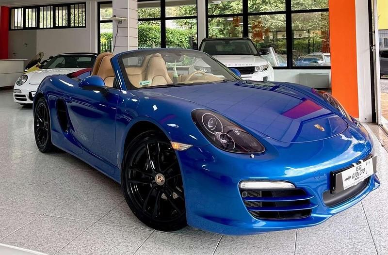 Usata Porsche Boxster 265 CV (194 kW) 2014 Blu/azzurro Cabrio