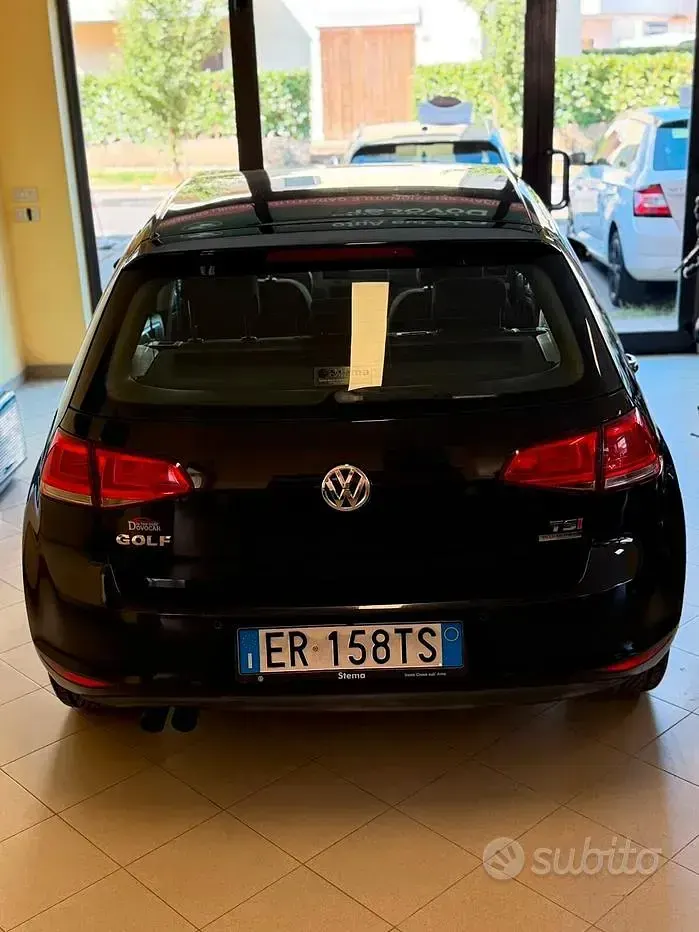 Usata VW Golf VII Highline 122 CV (89 kW) 2012 Nero Berlina
