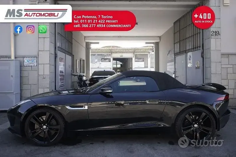 Usata Jaguar F-Type 381 CV (280 kW) 2014 Nero Cabrio