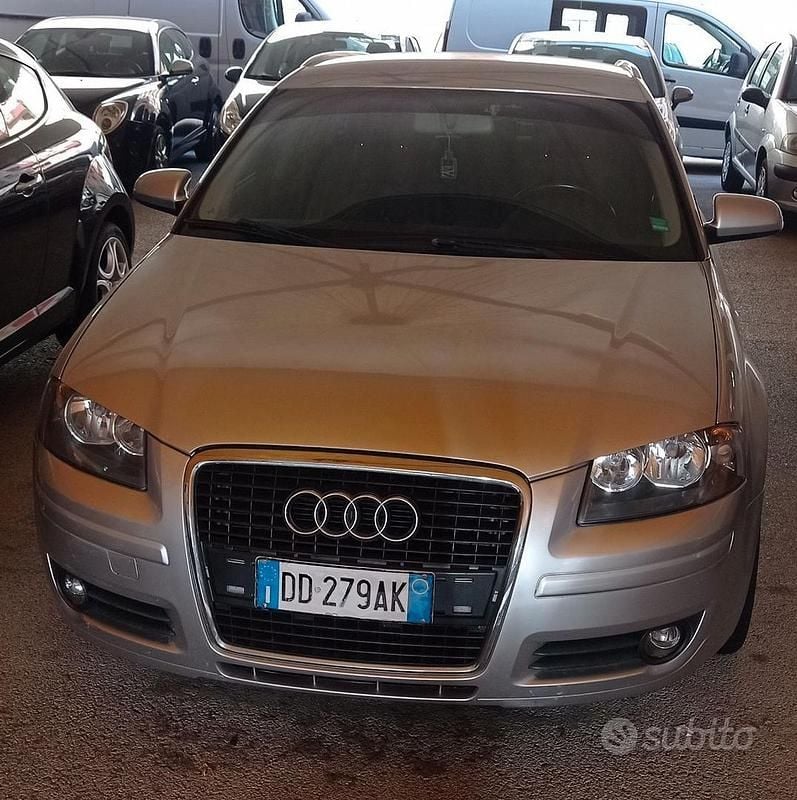 Usata Audi A3 140 CV (102 kW) 2006 Grigio Utilitaria