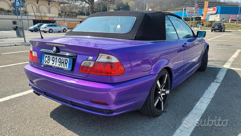 Usata BMW 330 232 CV (170 kW) 2002 Blu Cabrio