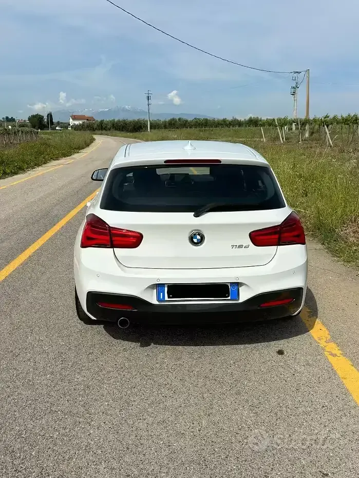 Usata BMW 118 M Sport 150 CV (110 kW) 2017 Bianco Utilitaria