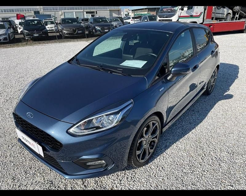 Grigio Usata 2021 Ford Fiesta ST-Line Utilitaria | 13.900 € (Buon prezzo) - Immagine 1/4