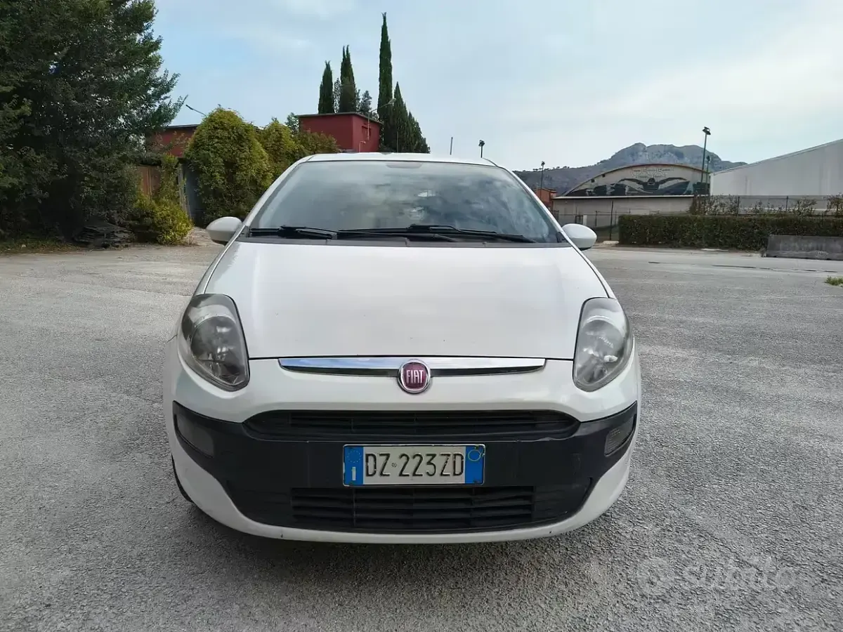 Usata Fiat Punto Evo 70 CV (51 kW) 2009 Bianco Utilitaria