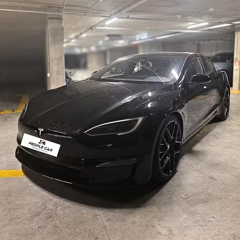 Brugt Tesla Model S Plaid 759 kW (1033 HK) 2022 Sort Hatchback