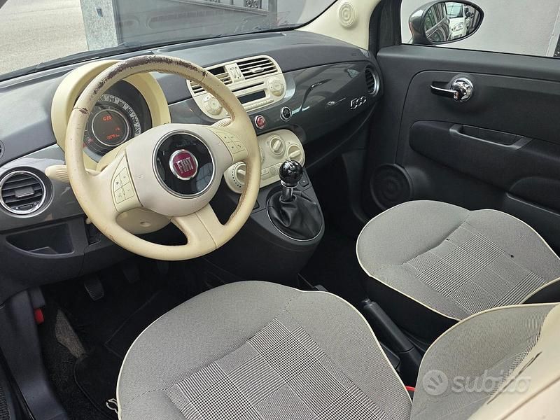 Usata Fiat 500 Lounge 69 CV (50 kW) 2015 Grigio Berlina