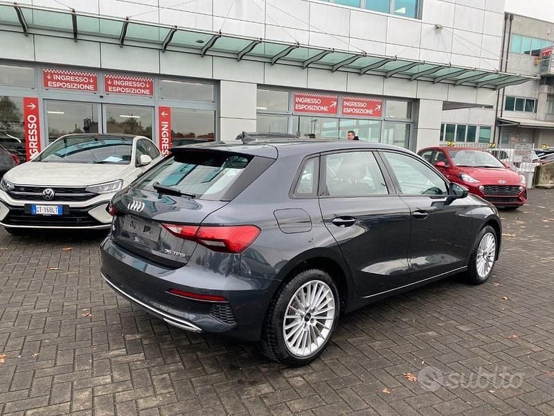 Usata Audi A3 Advanced 150 CV (110 kW) 2022 Grigio manhattan Berlina