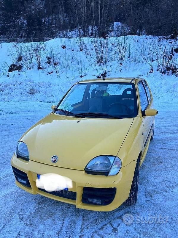 Usata Fiat Seicento Abarth 54 CV (39 kW) 2003 Giallo Utilitaria