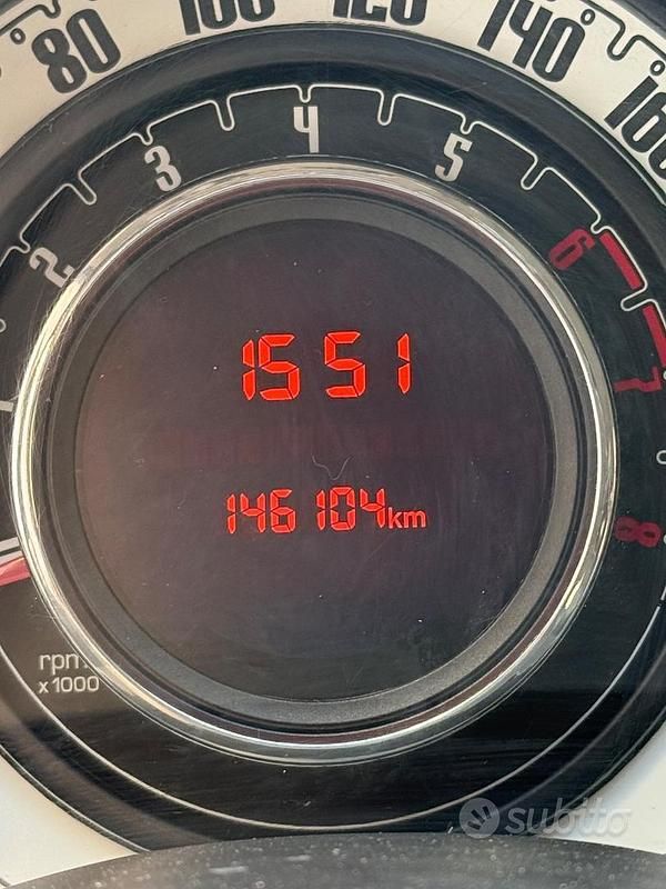 Usata Fiat 500 2007 Nero Utilitaria