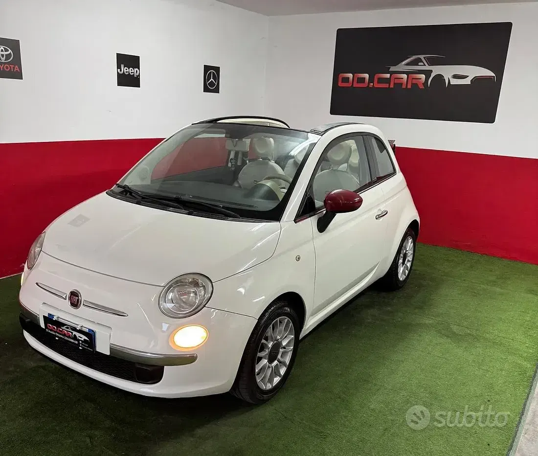 Usata Fiat 500C Lounge 69 CV (50 kW) 2010 Cabrio