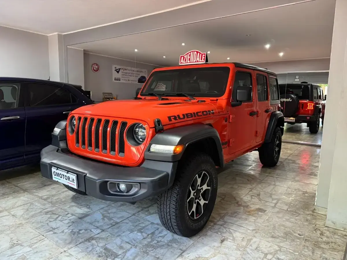 Usata Jeep Wrangler Rubicon 200 CV (147 kW) 2020 Arancione SUV