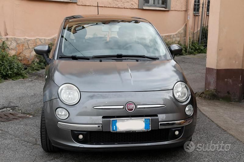 Usata Fiat 500 Lounge 69 CV (50 kW) 2013 Grigio Berlina