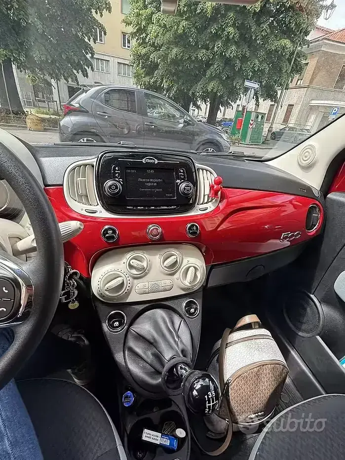 Usata Fiat 500 69 CV (50 kW) 2019 Rosso Berlina
