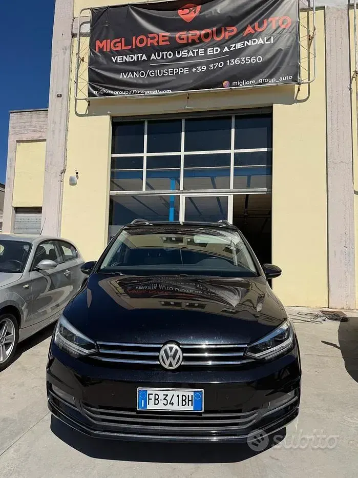 Usata VW Touran 150 CV (110 kW) 2015 Nero Monovolume
