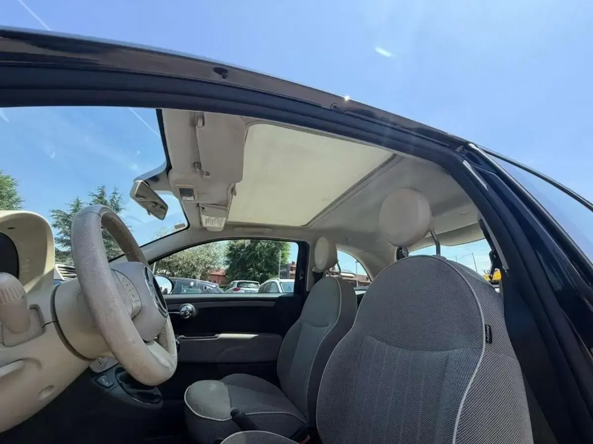 Usata Fiat 500 Lounge 69 CV (50 kW) 2013 Nero Cabrio