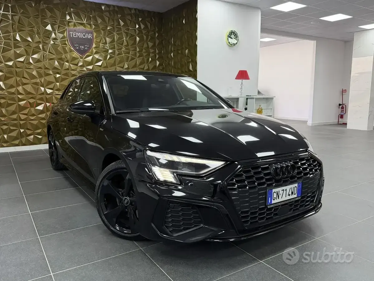 Usata Audi A3 Black Edition 150 CV (110 kW) 2020 Nero Berlina