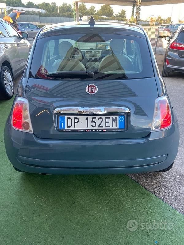Usata Fiat 500 75 CV (55 kW) 2009 Grigio Cabrio
