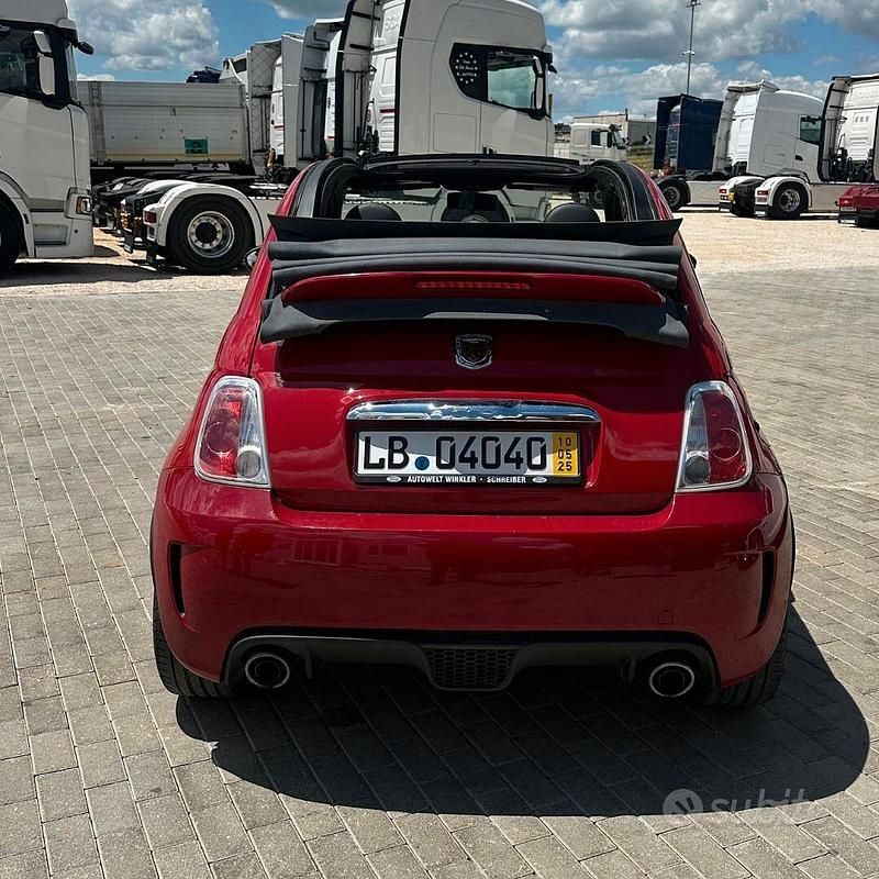 Usata Abarth 500C 2011 Rosso Cabrio