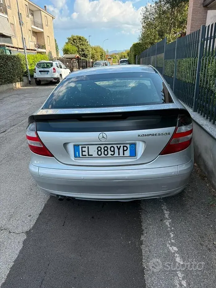 Usata Mercedes C180 143 CV (105 kW) 2003 Grigio Coupé