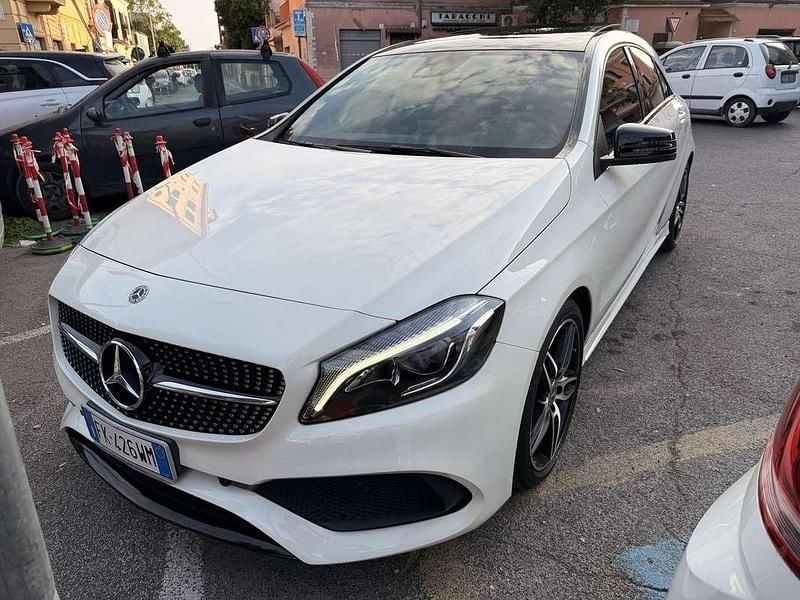 Usata Mercedes A180 Premium 109 CV (80 kW) 2019 Bianco Berlina
