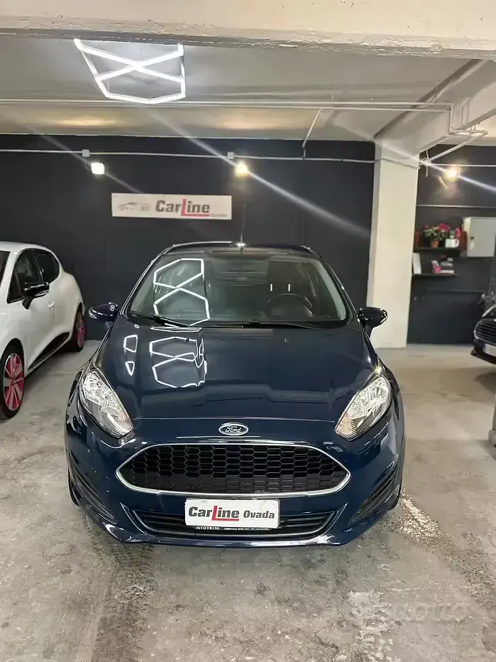 Usata Ford Fiesta 95 CV (69 kW) 2016 Blu Utilitaria