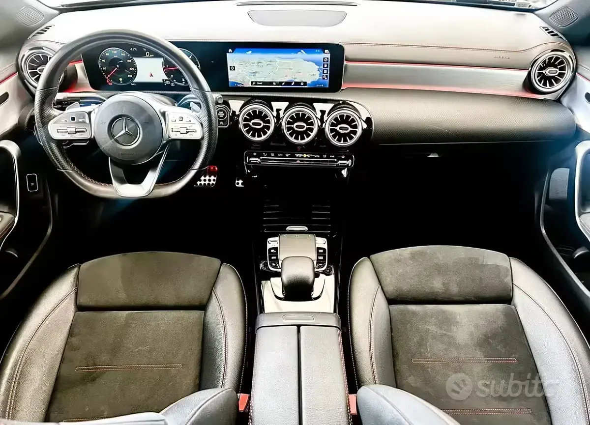 Usata Mercedes CLA200 Premium 150 CV (110 kW) 2020 Nero Berlina