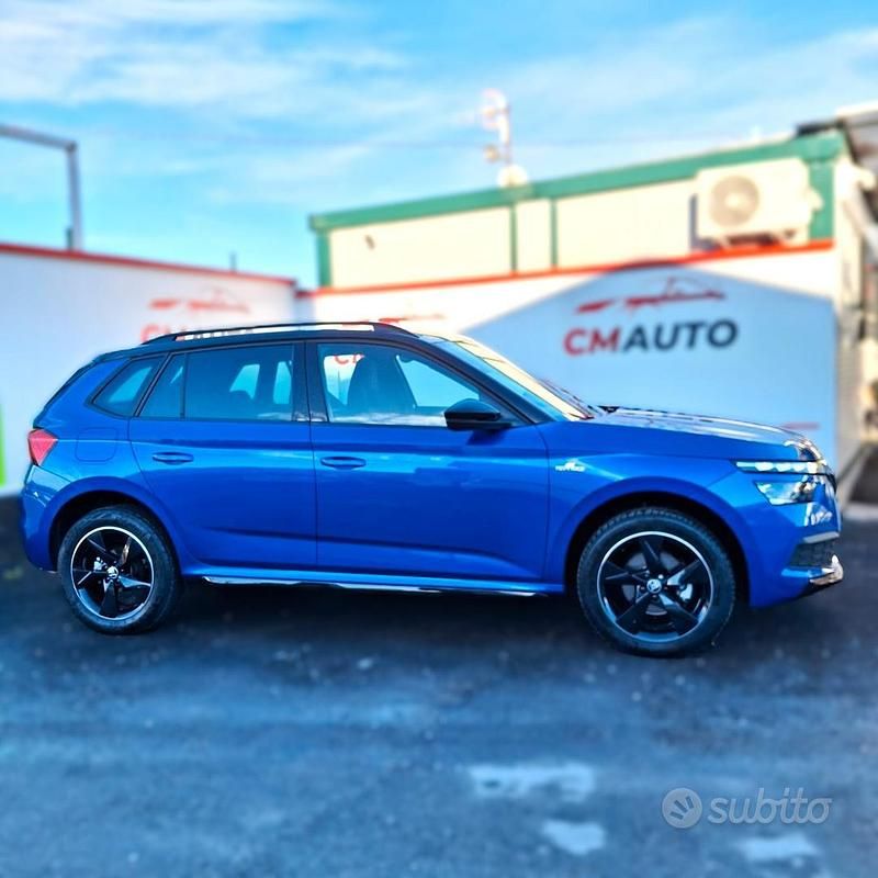 Usata Skoda Kamiq Monte Carlo 90 CV (66 kW) 2022 Blu SUV