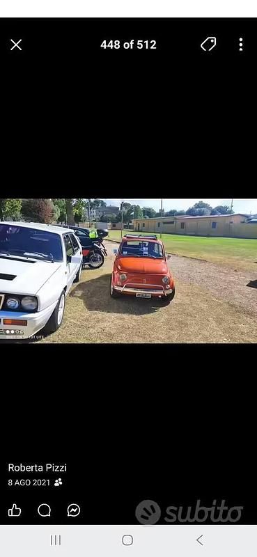 Usata Fiat 500 1970 Rosso Utilitaria