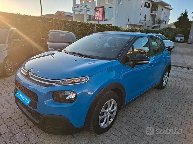 Usata Citroën C3 Feel 75 CV (55 kW) 2018 Blu Utilitaria