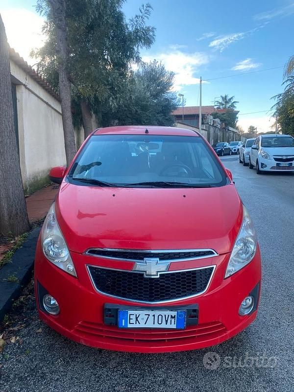 Usata Chevrolet Spark 2010 Rosso Utilitaria