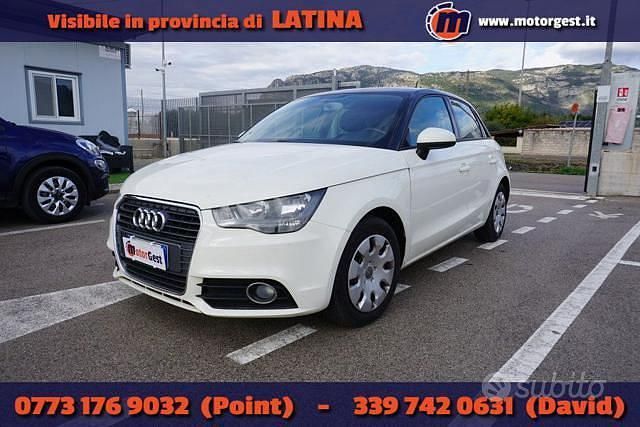 Usata Audi A1 Ambition 85 CV (62 kW) 2012 Bianco Berlina