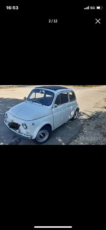Usata Fiat 500 16 CV (11 kW) 1970 Utilitaria