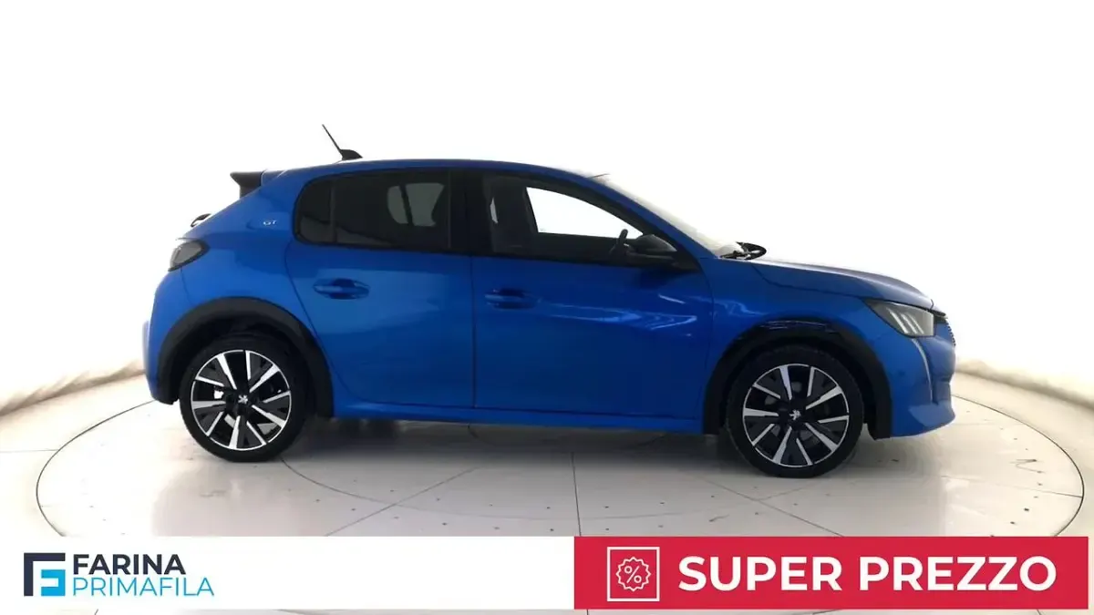 Usata Peugeot 208 GT 131 CV (96 kW) 2021 Blu Utilitaria