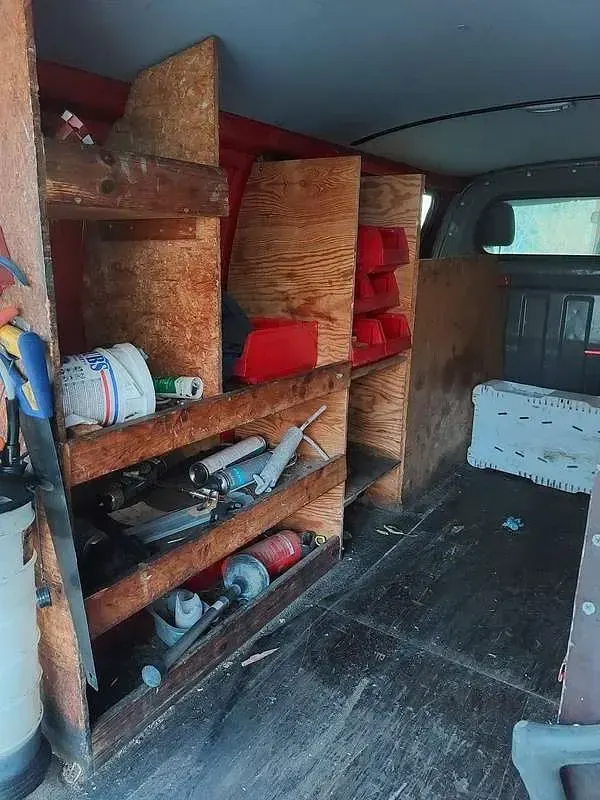 Usata Toyota HiAce 159 CV (116 kW) 2004 Rosso Furgone