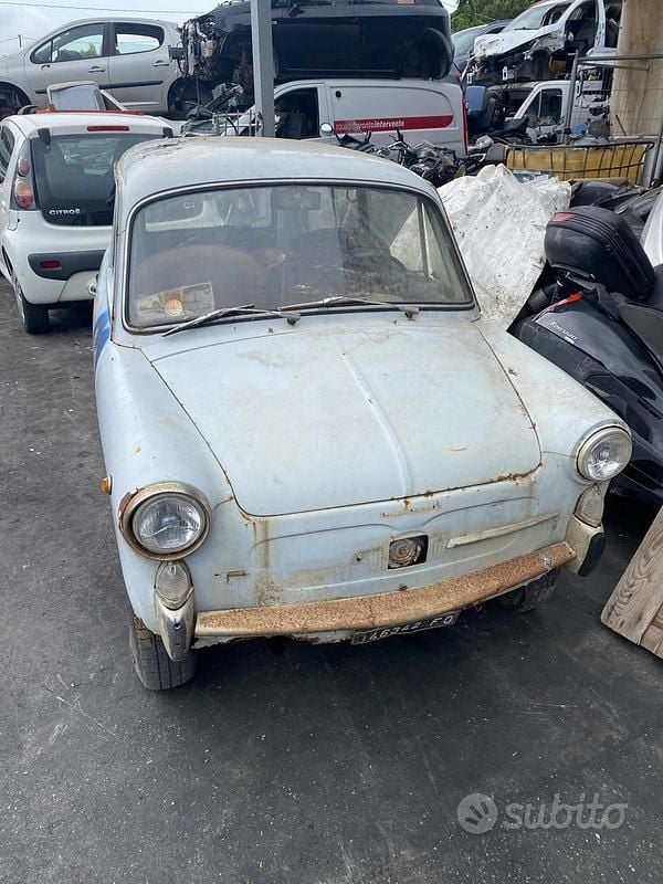 Usata Autobianchi Bianchina 1960 Blu Utilitaria