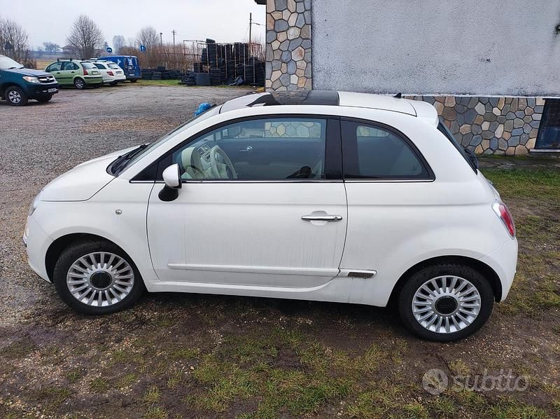 Usata Fiat 500 69 CV (50 kW) 2008 Bianco Utilitaria