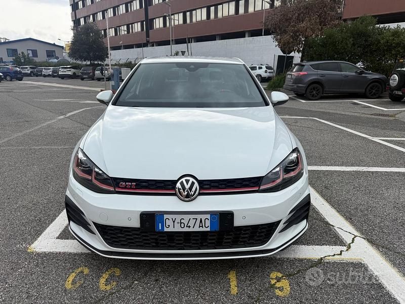 Usata VW Golf VII GTI 245 CV (180 kW) 2018 Bianco Berlina