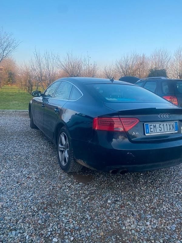 Usata Audi A5 177 CV (130 kW) 2012 Blu Coupé