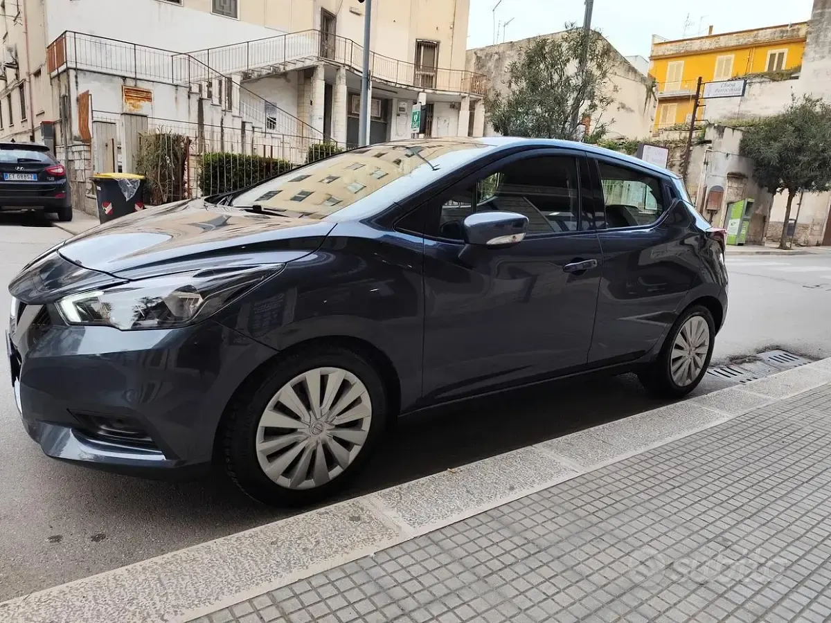 Usata Nissan Micra Acenta 92 CV (67 kW) 2022 Blu Utilitaria